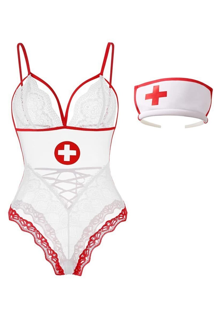 3915 Halloween Costume Nurse Costume Nurse Cosplay Outfit Lingerie